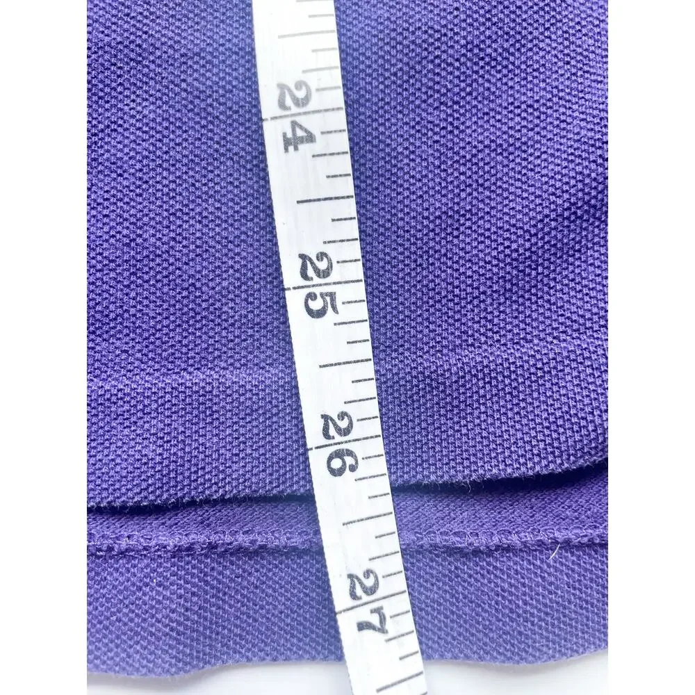 Men's Polo Ralph Lauren Purple Short Sleeve Polo Shirt Size Large